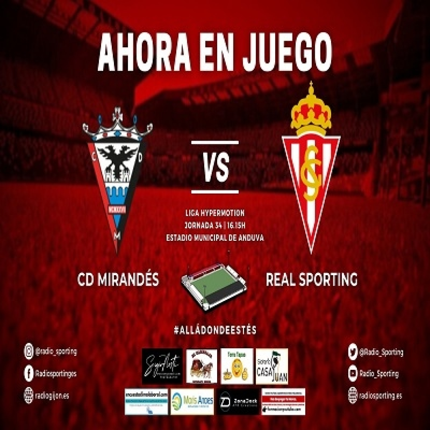 Ahora En Juego J34 #LigaHypermotion #MirandésRealSporting episode artwork