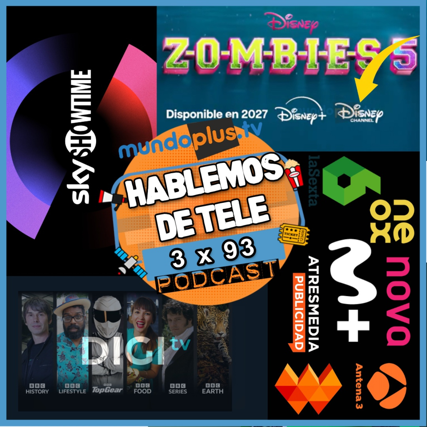 Hablemos de Tele 3x93: PlutoTV y Digi + Canales, Futuro Skyshowtime Incierto, Siete, Disney Ch....