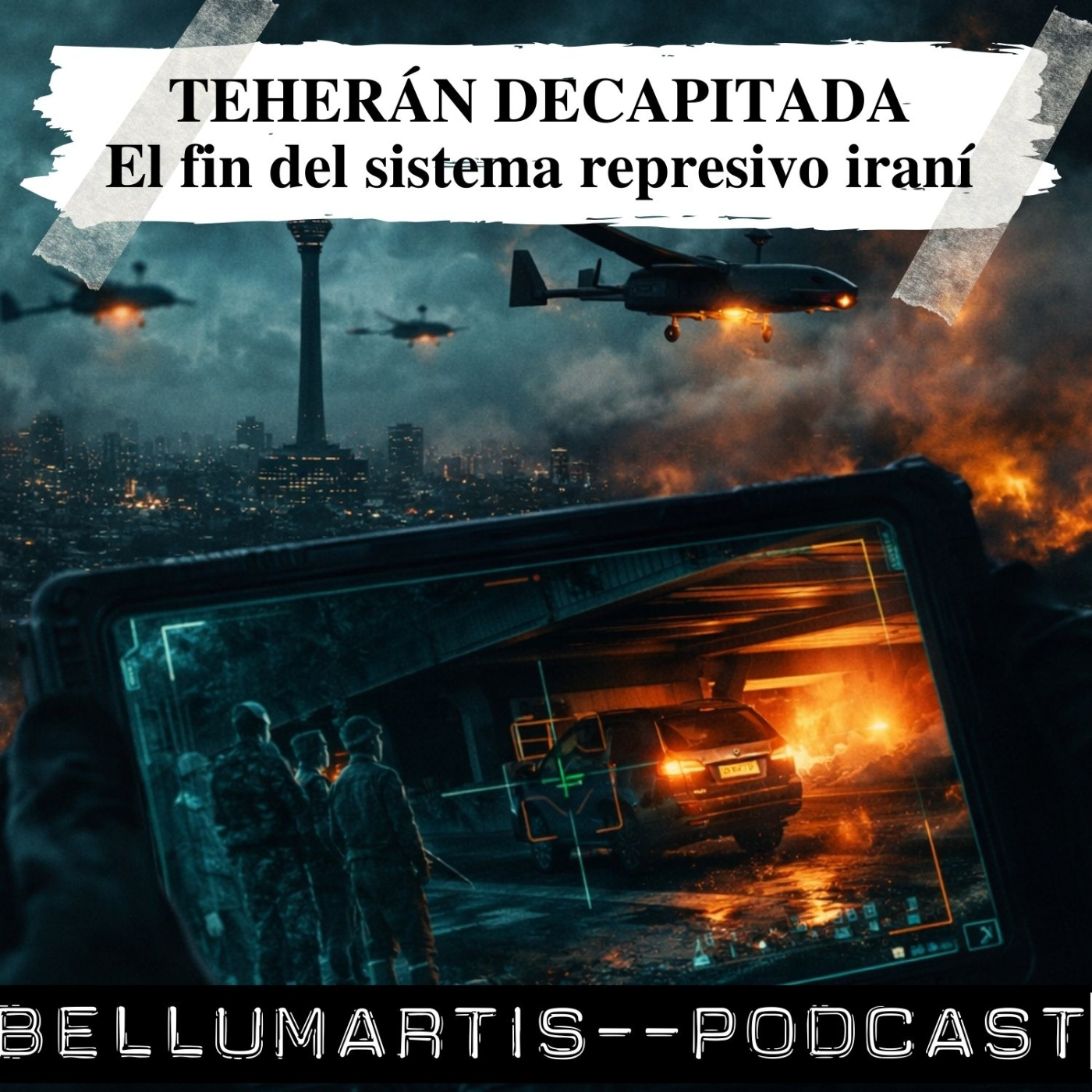 TEHERÁN DECAPITADA: El fin del sistema represivo iraní "los estamos observando desde arriba"