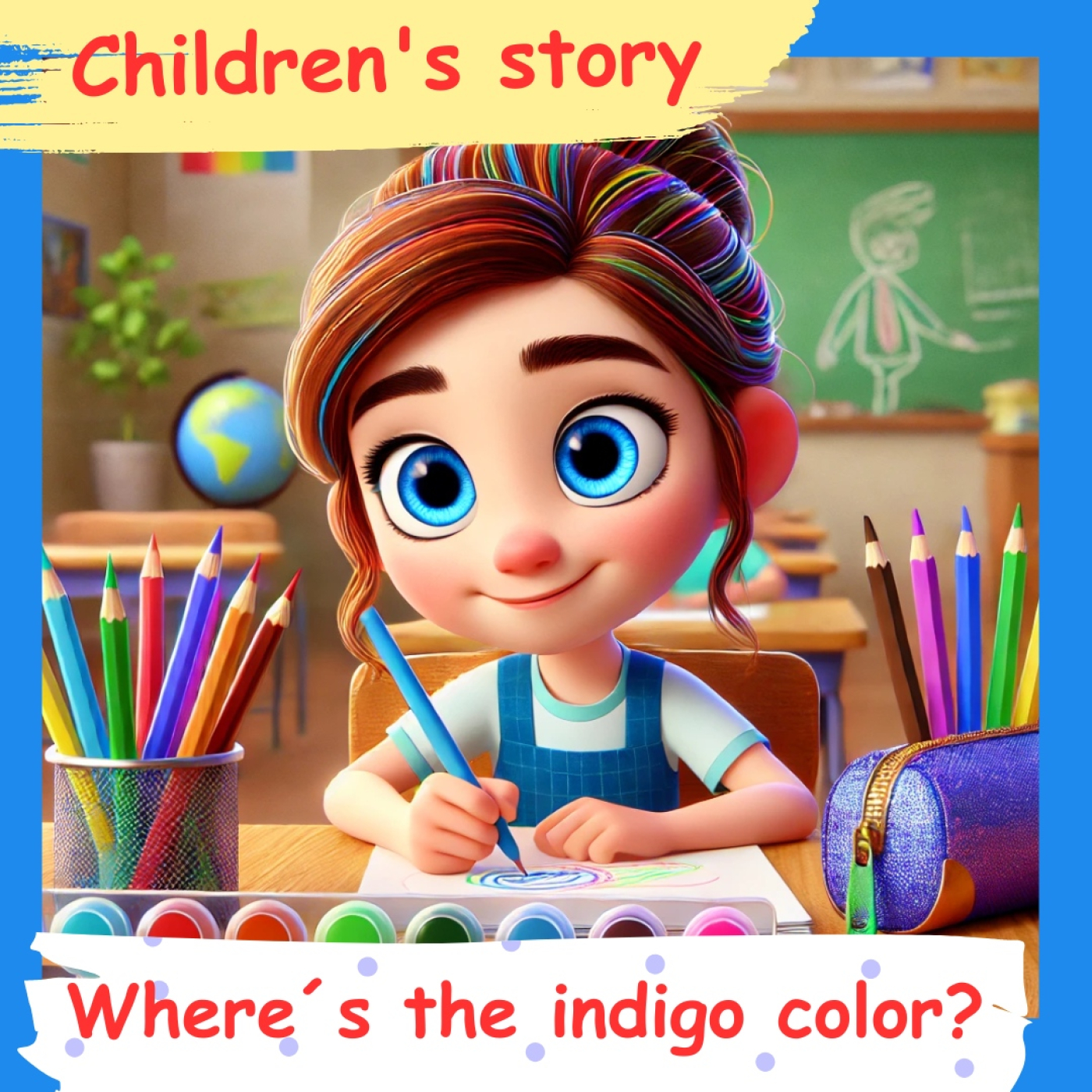 Where Is the Indigo Color?  ️A Children's Story About Friendship and Diversity