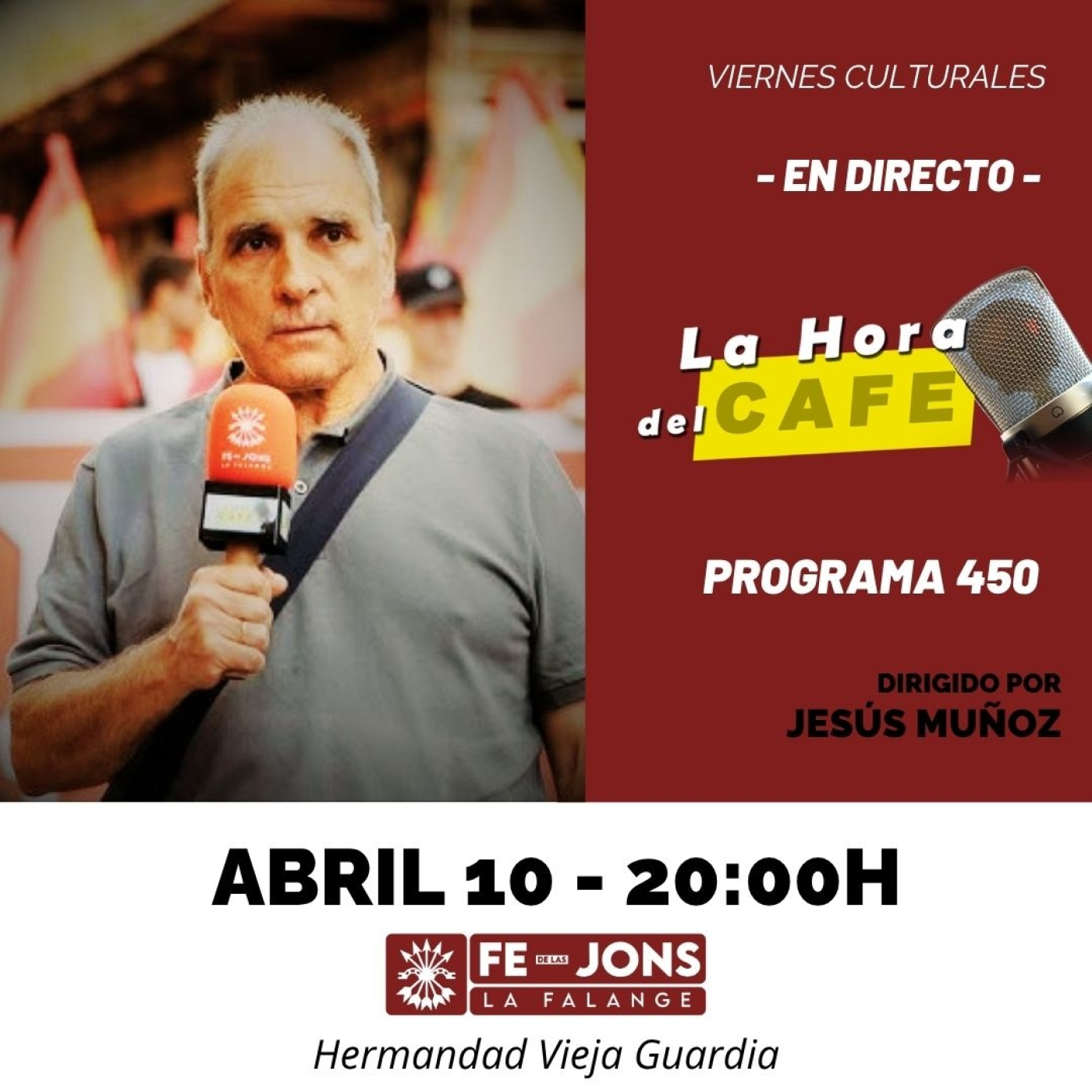 LHDC 450 Programa Especial de "La Hora del CAFÉ" en DIRECTO desde La Hermandad de la Vieja Guardia episode artwork
