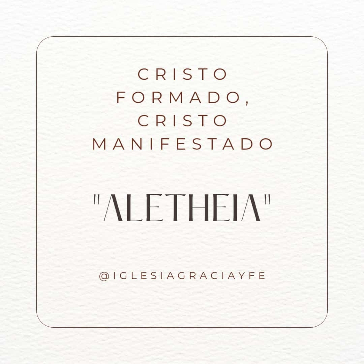 Aletheia (Cristo formado, Cristo manifestado 13) - Pastor Kenneth Solá episode artwork