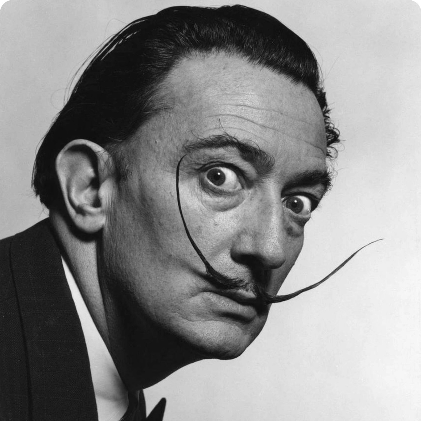 T06E24: Salvador Dalí (1904-1989), pintor, escultor, grabador, escenógrafo y escritor español
