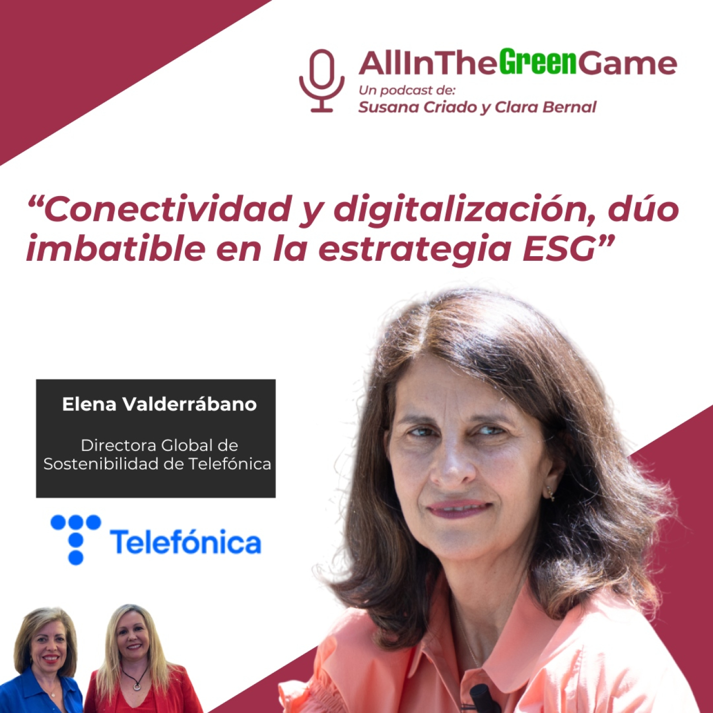 Elena Valderrábano, Dir. global de Sostenibilidad en Telefónica: "Conectividad y digitalización, dúo clave en ESG"