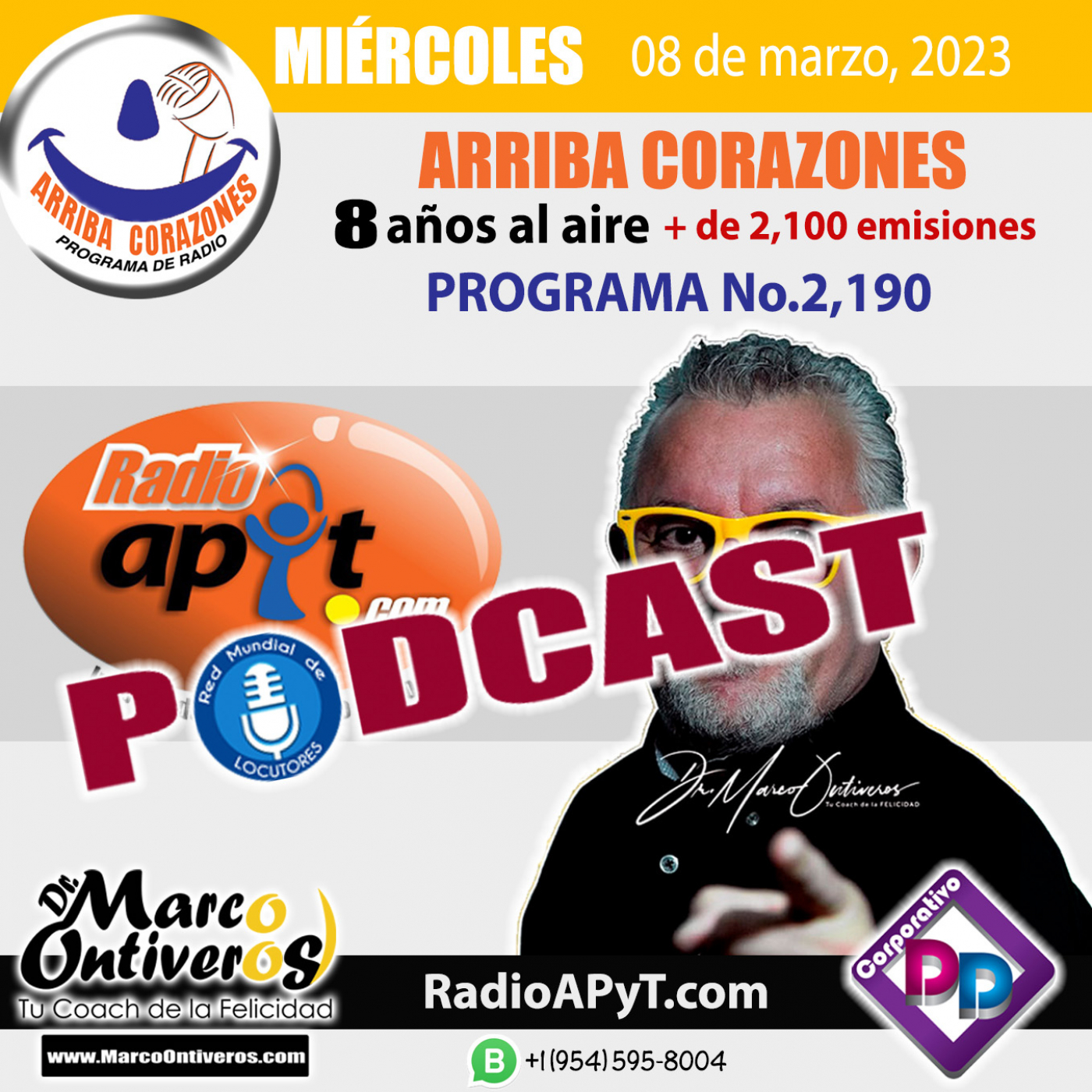 2190-arriba-corazones-2023-03-08-MIERCOLES-GrandesExitos-KennyRogers episode artwork