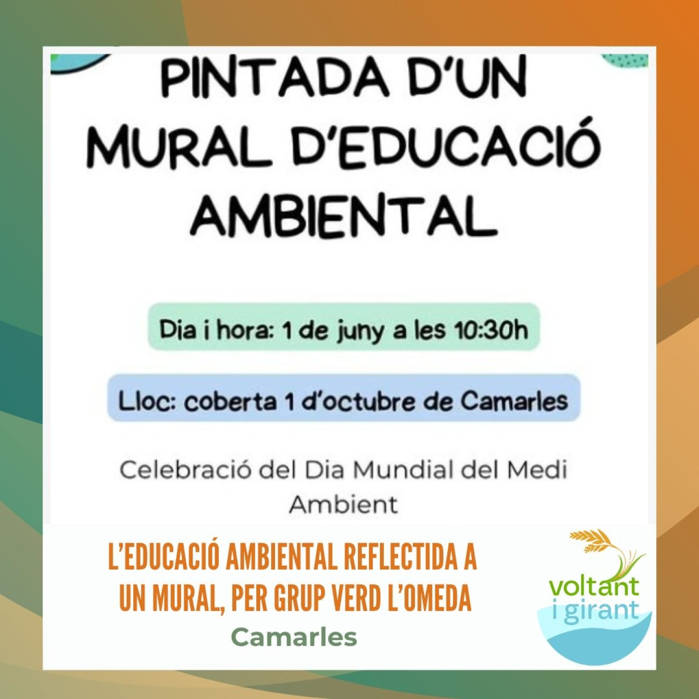 L’educació ambiental reflectida a un mural, per Grup Verd l’Omeda episode artwork