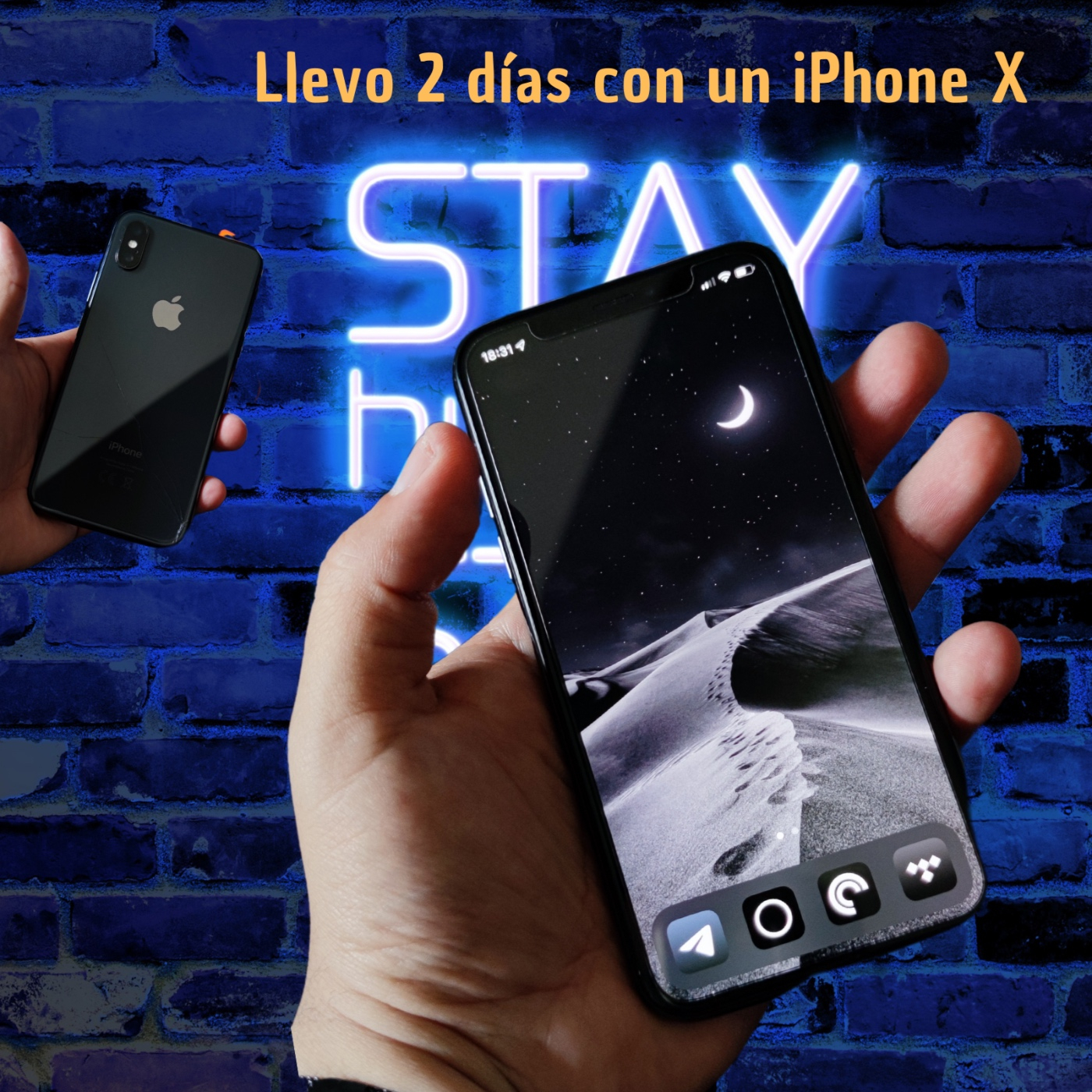 Llevo 2 días con un iPhone X