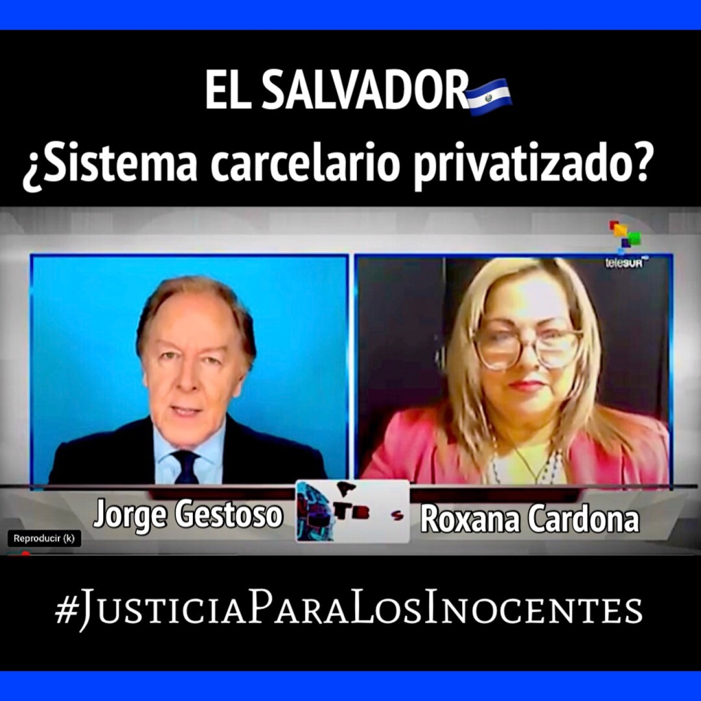 EL SALVADOR ¿SISTEMA CARCELARIO PRIVATIZADO? / Jorge Gestoso y Roxana Cardona / 21-03-25 episode artwork