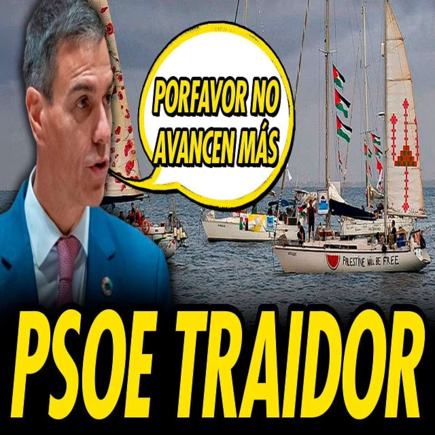 EL GOBIERNO TRAICIONA A LA GLOBAL SUMUD FLOTILLA EN GAZA