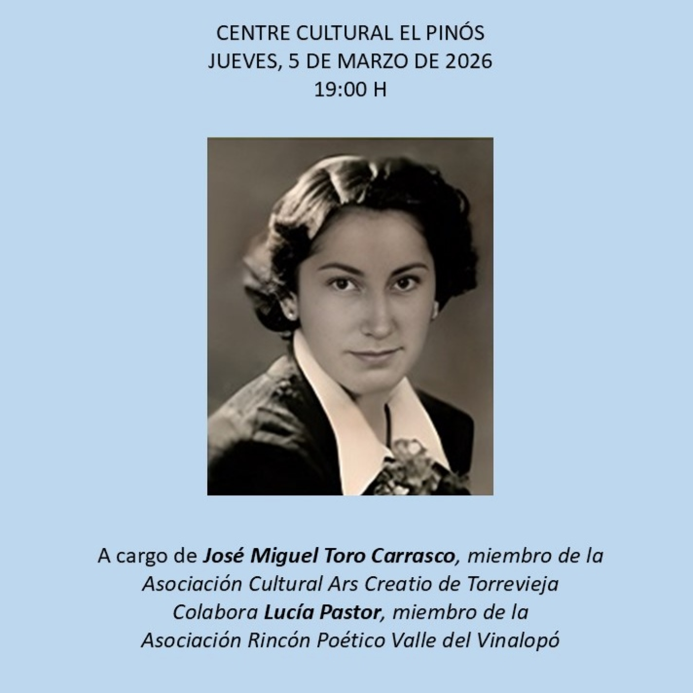 José Miguel Toro nos habla de la poetisa Trina Mercader. episode artwork