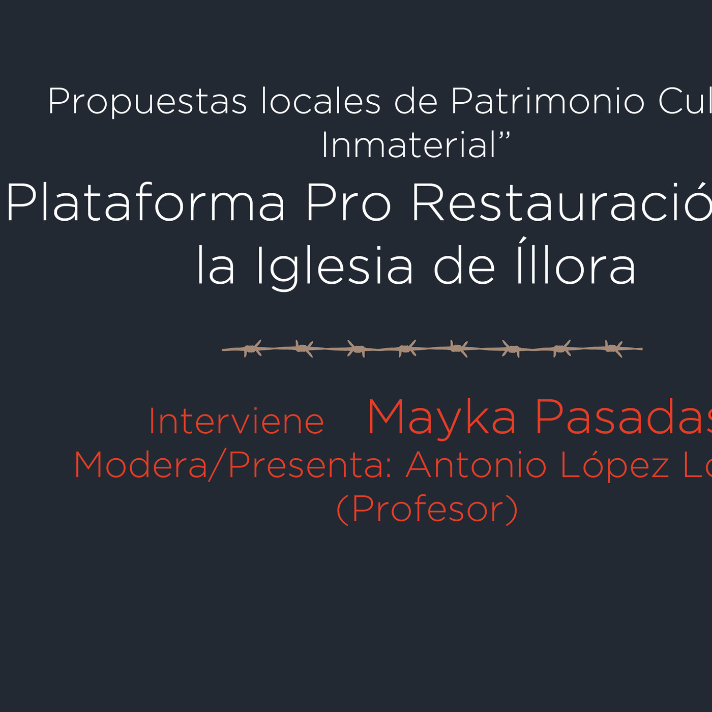II FORO FOLK ISMAEL PEÑA DE PATRIMONIO INMATERIAL