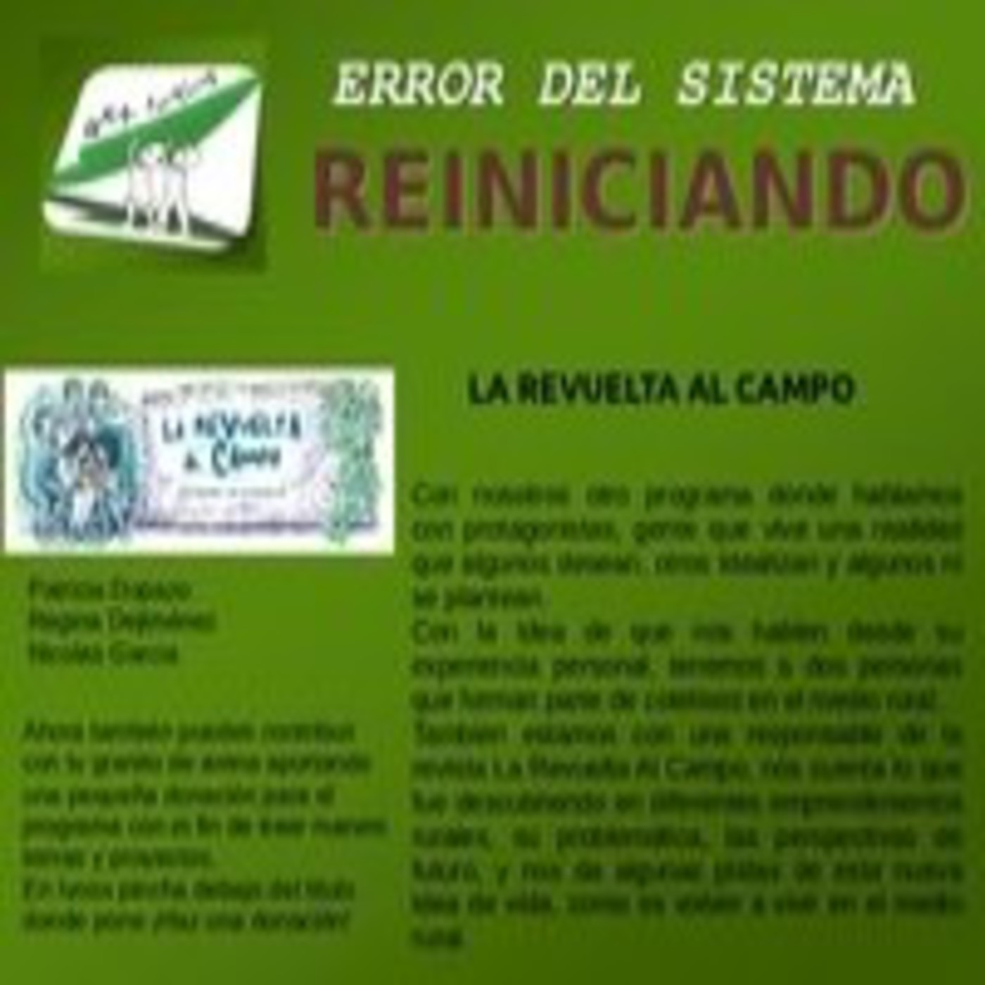 ERROR DEL SISTEMA - REINICIANDO TEMPORADA 4