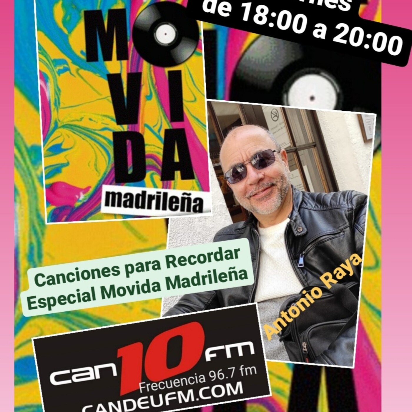Programa de radio Canciones Para Recordar 30-04-2021 Especial Movida Madrileña Locutor Antonio Raya episode artwork