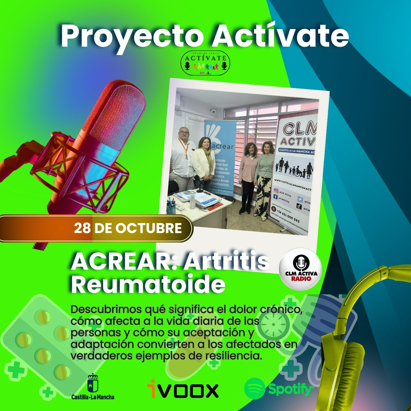 ENTREVISTA ACTIVATE CLMACTIVA  ACREAR ARTRITIS REUMATOIDE