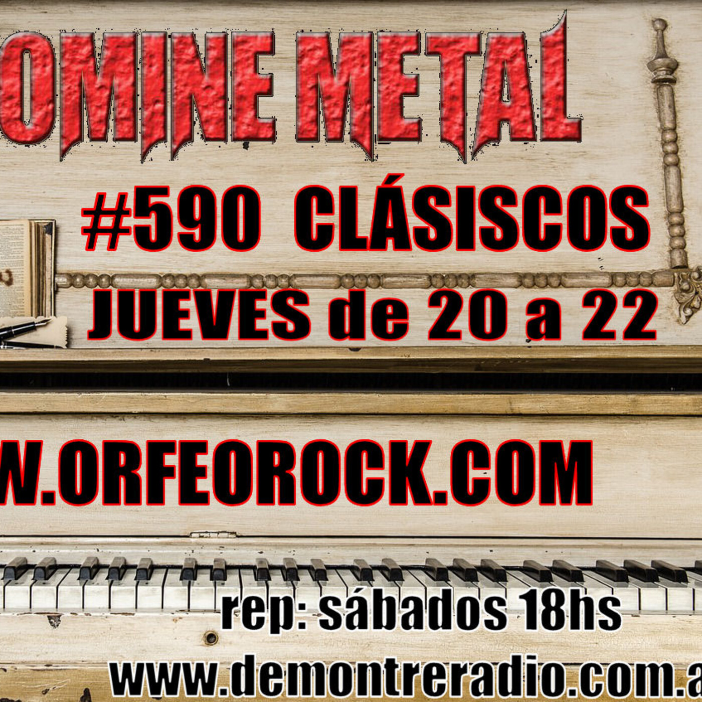 In Nomine Metal 590 - Jueves 26-08-2021 episode artwork