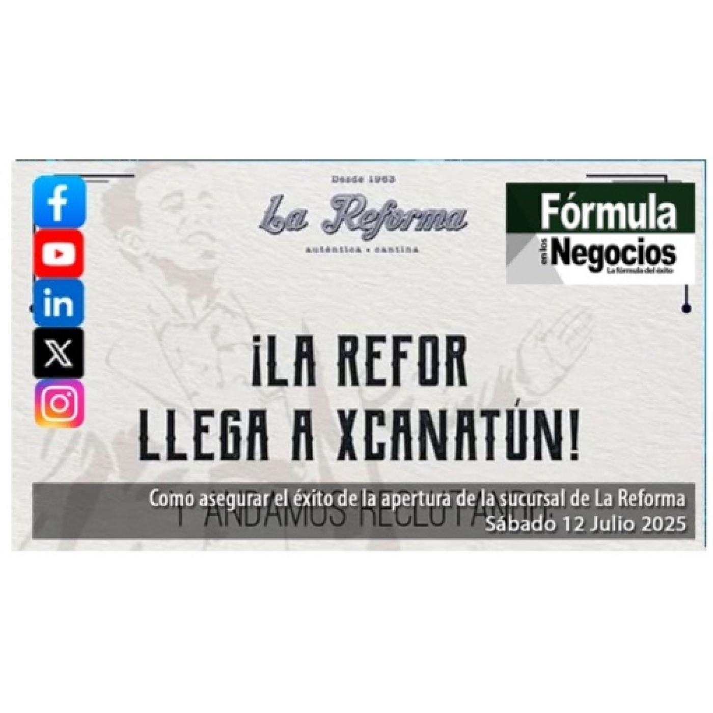 FÓRMULA EN LOS NEGOCIOS