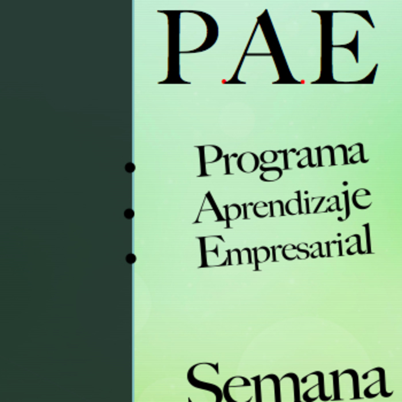 PROGRAMA DE APRENDIZAJE EMPRESARIAL - P.A.E