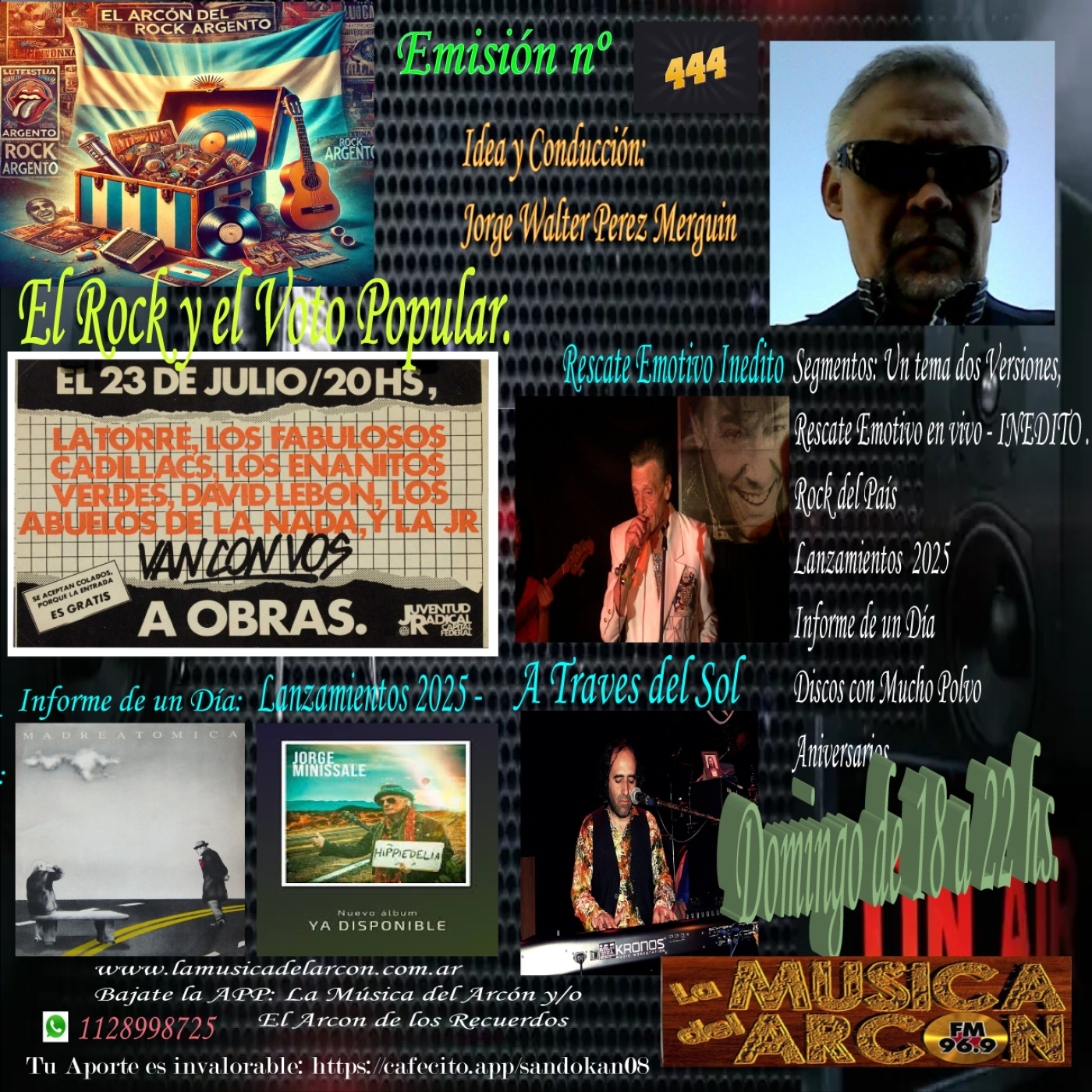 El Arcon del Rock Argento - Emision nº 444 - El Rock y el Voto Popular episode artwork