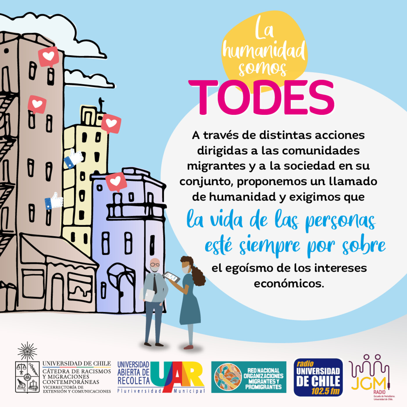 #LaHumanidadSomosTodes