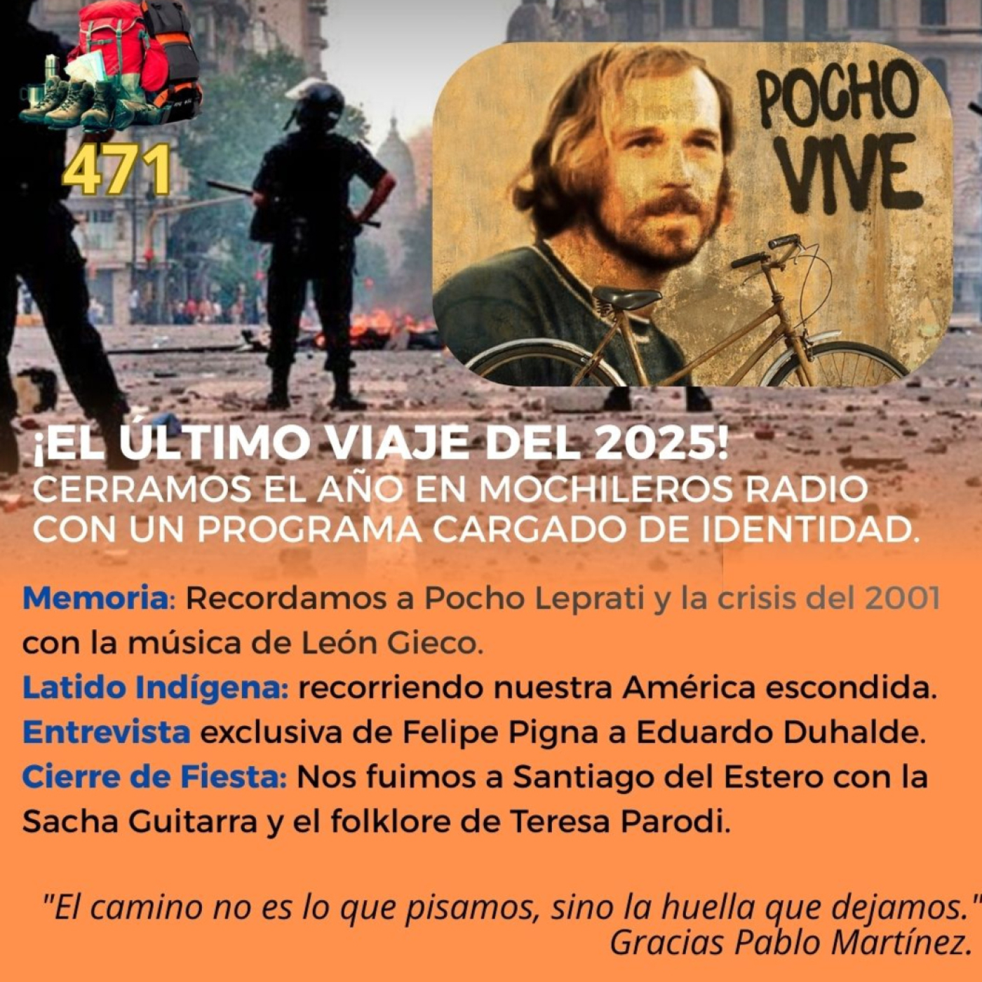 471 Mochileros 26 de Diciembre de 2025