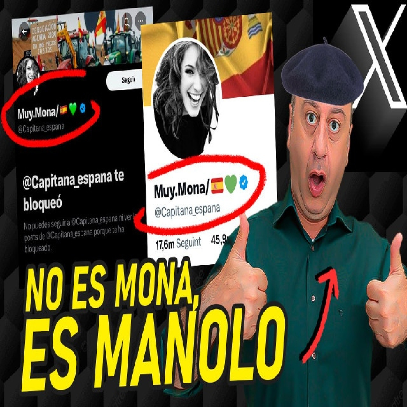 Los manolos tras las cuentas fachas falsas