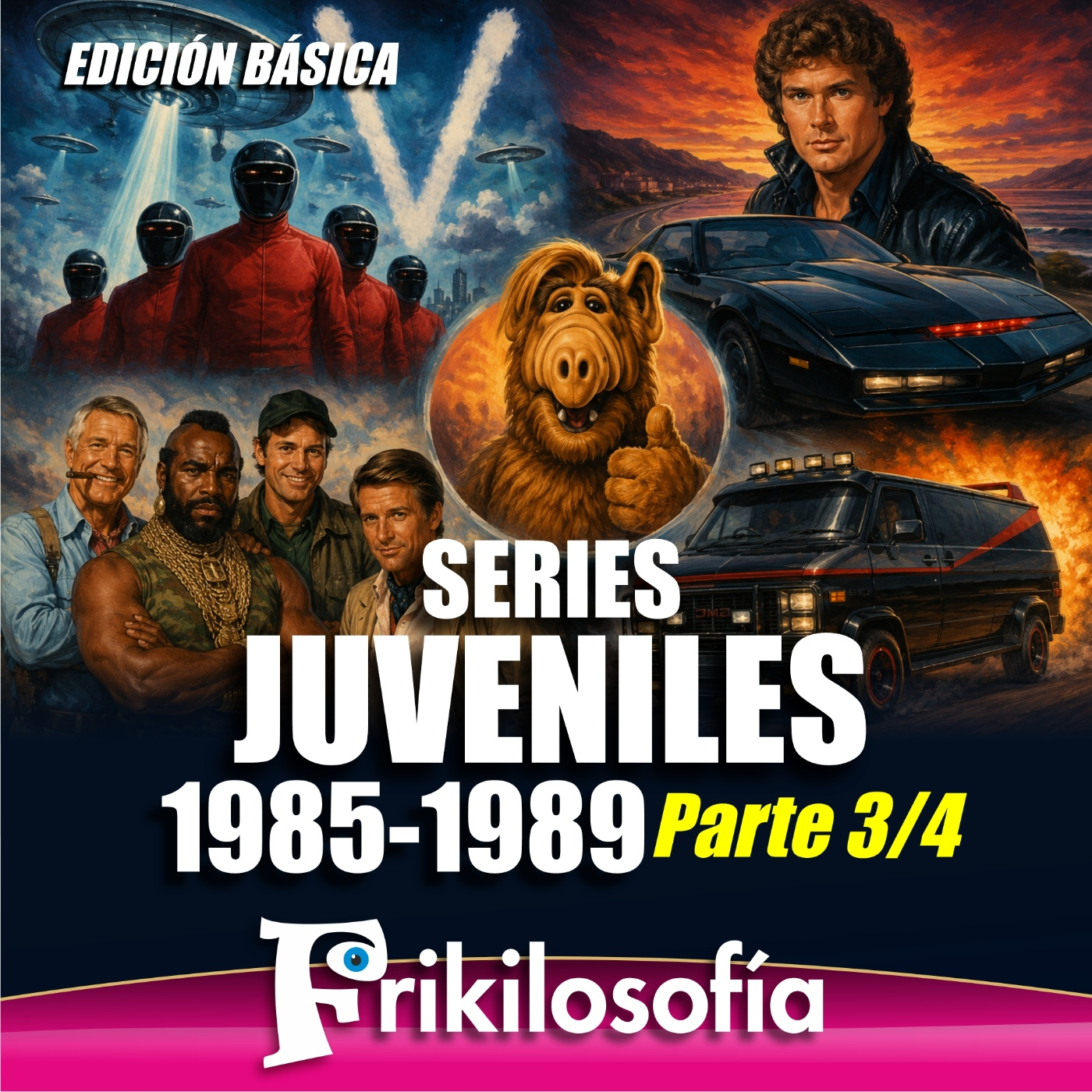 9X22. SERIES JUVENILES. Parte 3. Años 1985-1989. Alf, V los visitantes... episode artwork