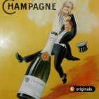 Burbujas de Champagne francés