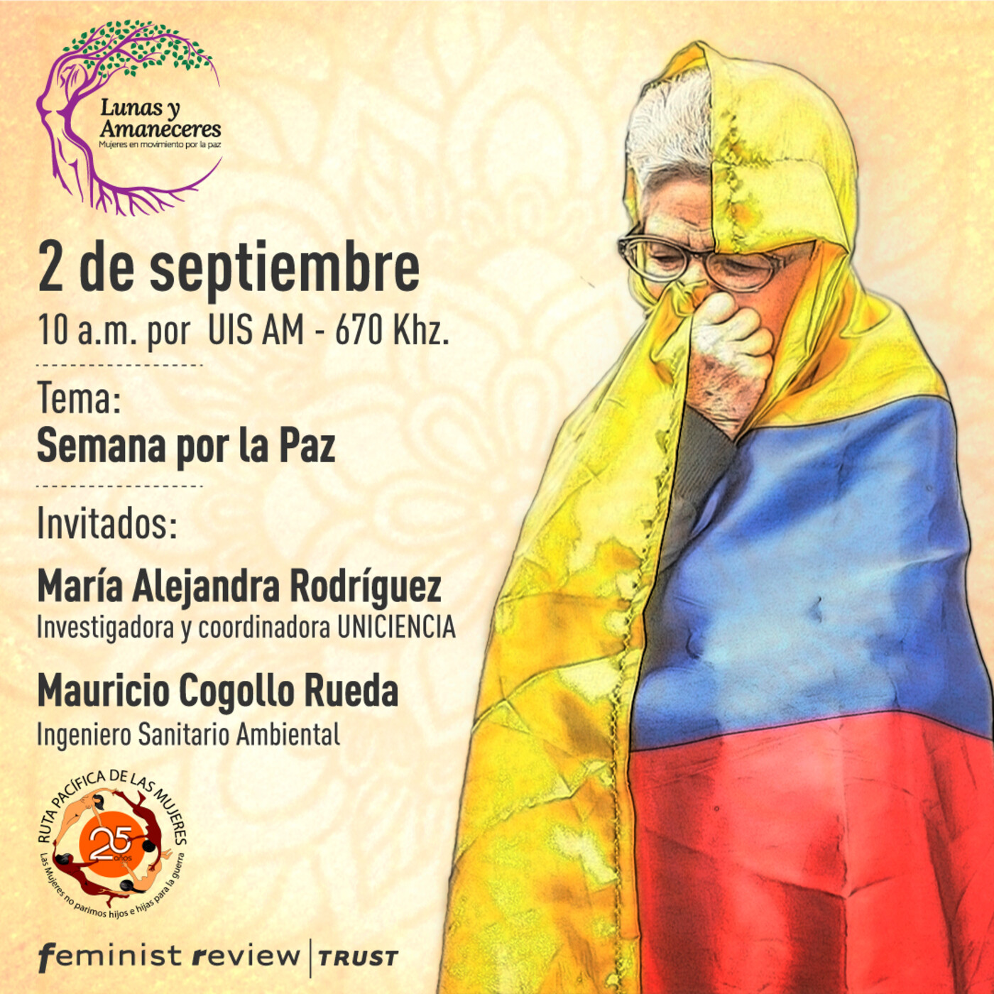 Lunas y Amaneceres, Mujeres en Movimiento X la Paz
