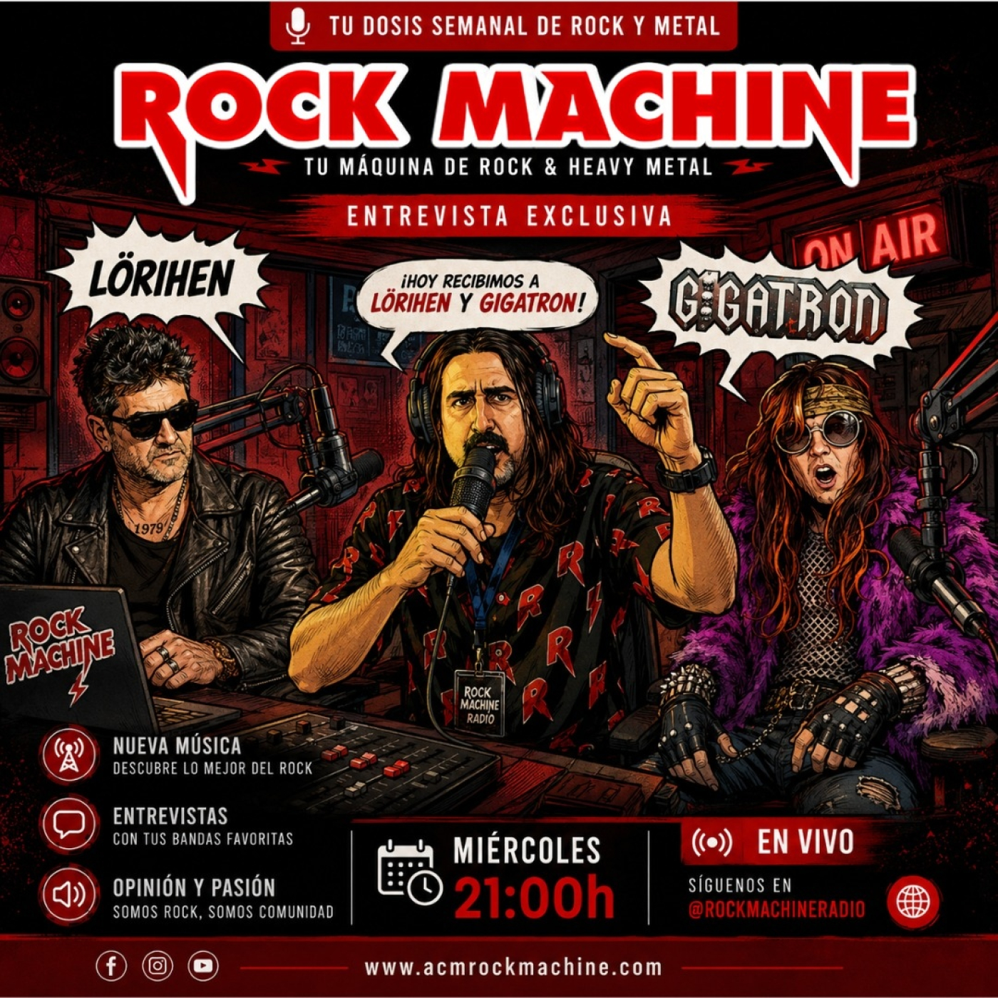 Rock Machine 10x38 | Gigatron & Lörihen (Entrevistas) episode artwork