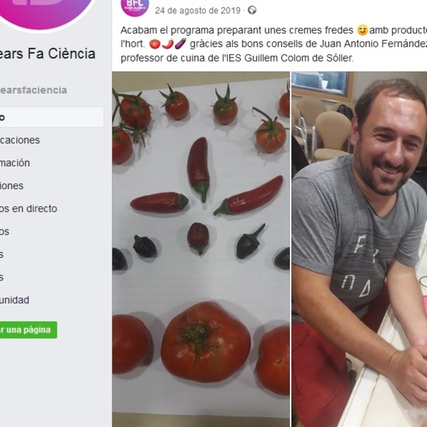Bons aliments i gastrociència. IB3 Ràdio