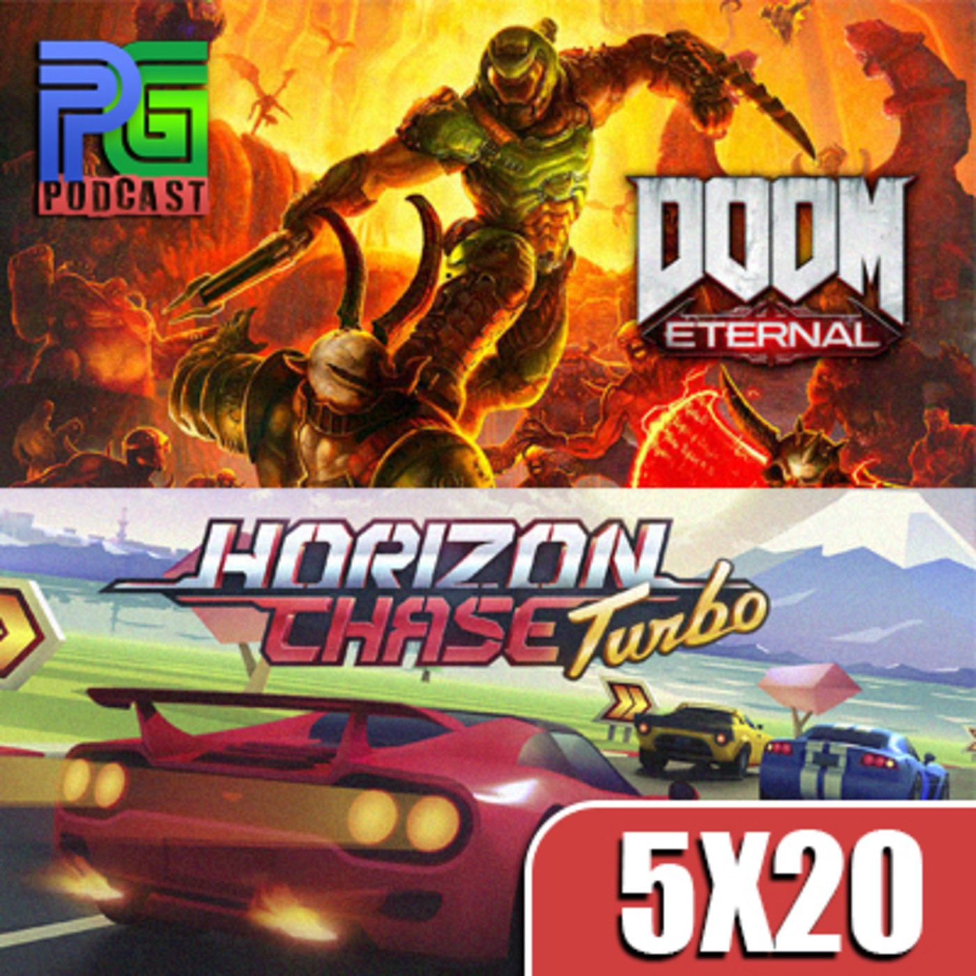 PG 5X20 - Análisis "Doom Eternal", Análisis "Horizon Chase Turbo, Resumen Nintendo direct mini
