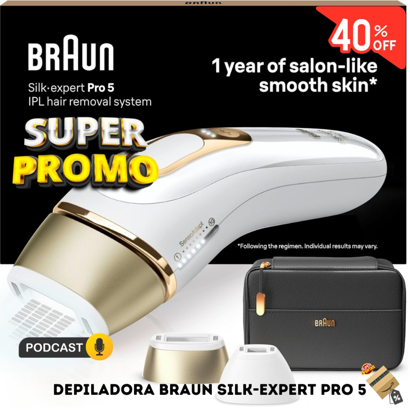 Depiladora Braun Silk-expert Pro 5 episode artwork
