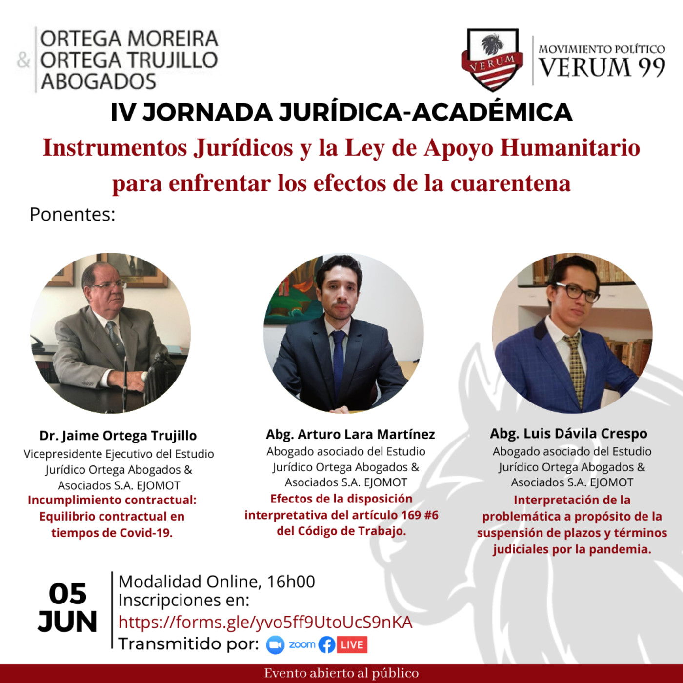 Eventos Jurídicos-Académicos