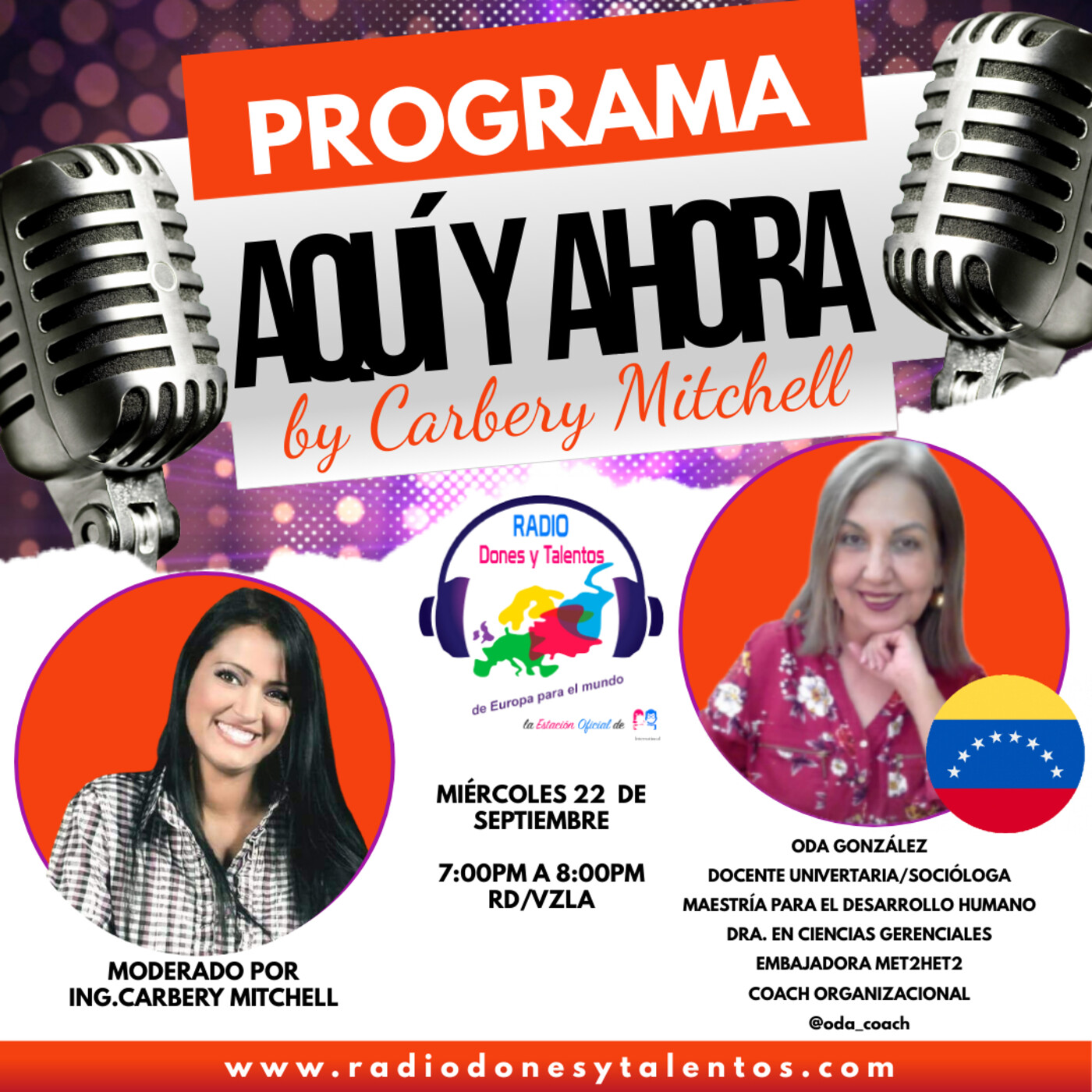 Aquí y Ahora con Carbery Mitchell