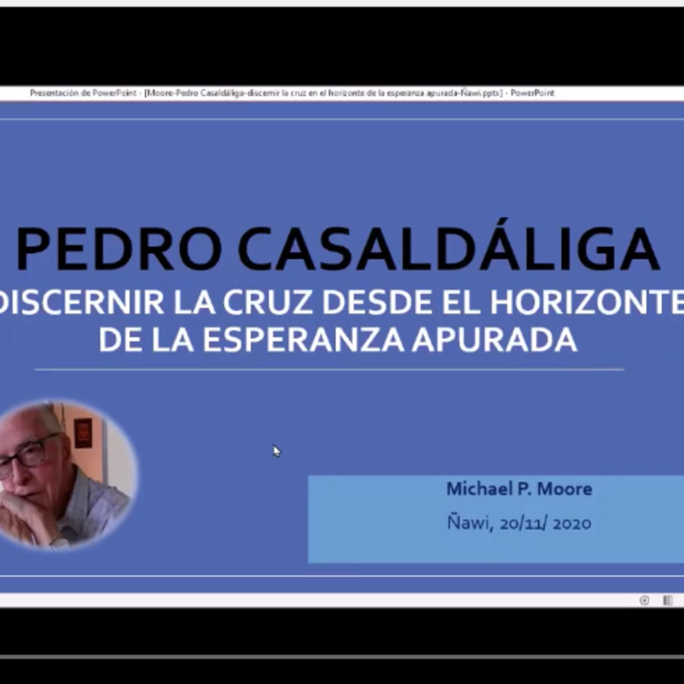 Meditaciones teológicas. fr. Michael P. Moore ofm