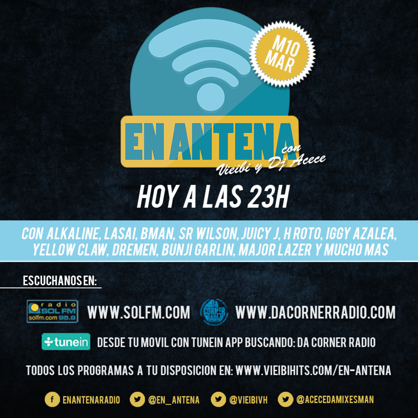 EN ANTENA - 5ªTEMP. (SOL FM - DA CORNER)