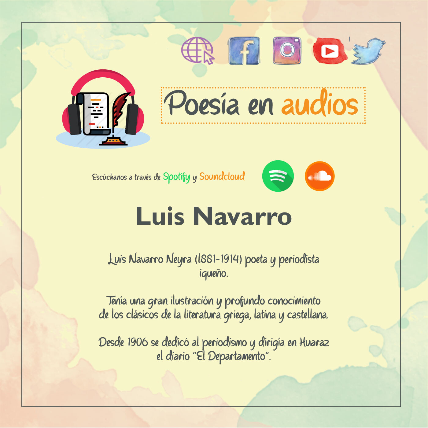 | Poesía en audios |