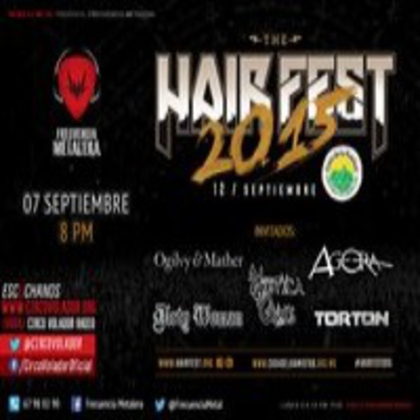 Frecuencia Metalera | 035 > Hair Fest 2015, Agora, Mystica Girls, Dirty Woman, Torton episode artwork