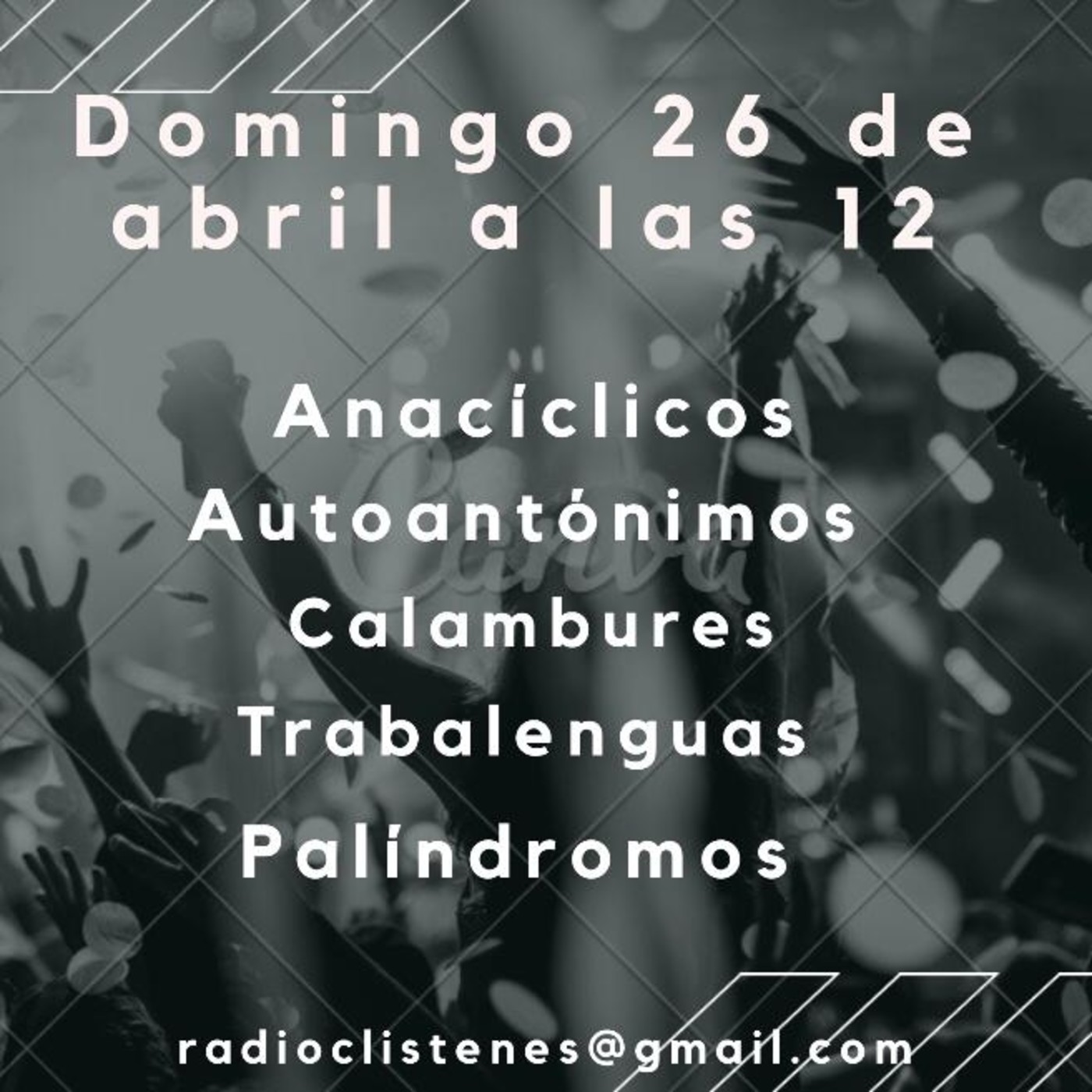 Juegos de Palabras: Anacíclicos, Autoantónimos, Calambures, Trabalenguas, Palíndromos episode artwork
