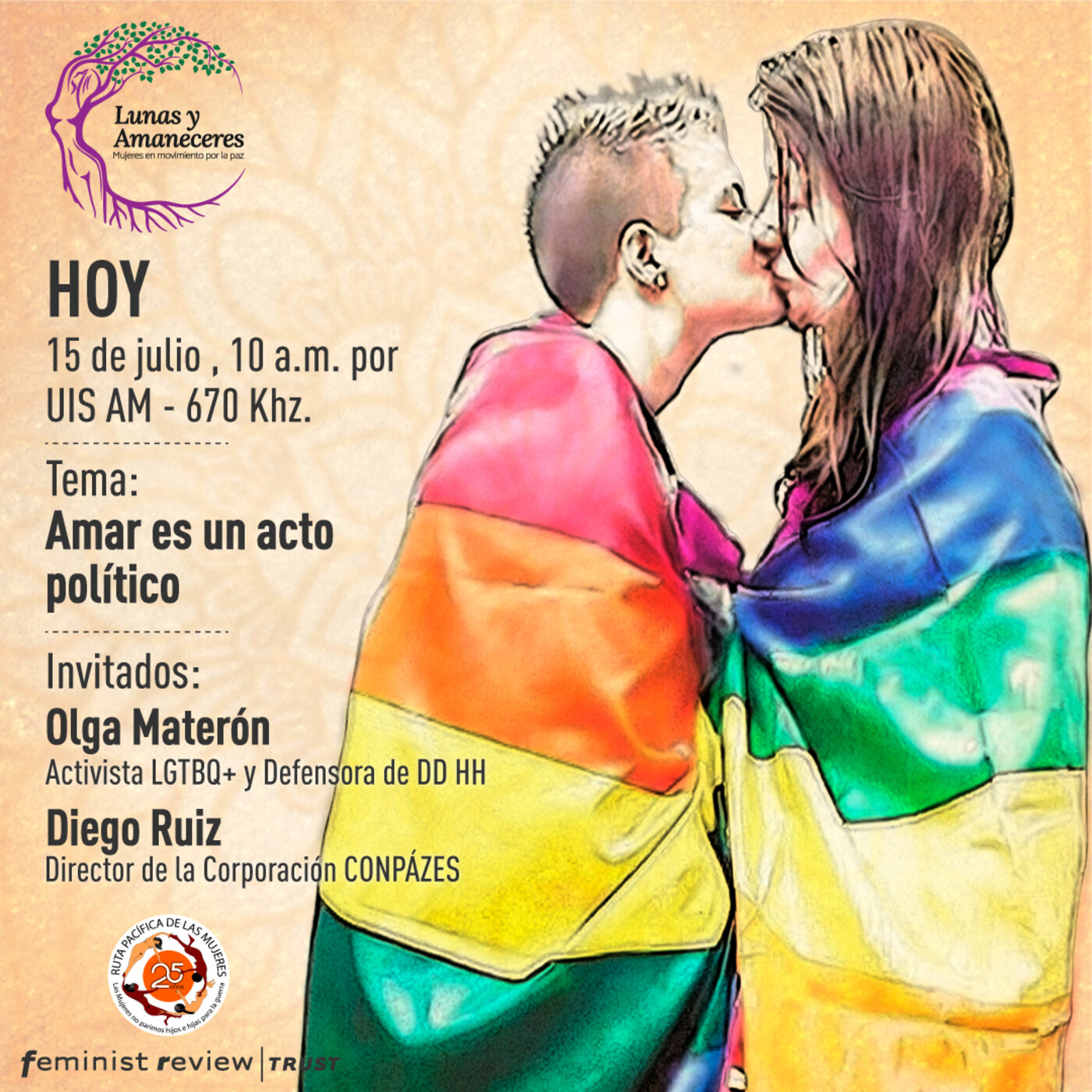 Lunas y Amaneceres, Mujeres en Movimiento X la Paz