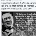 Hernan Passerini: Empezamos hace 3 años la campaña para llegar a la Intendencia de Marcos Juarez y seguimos trabajando