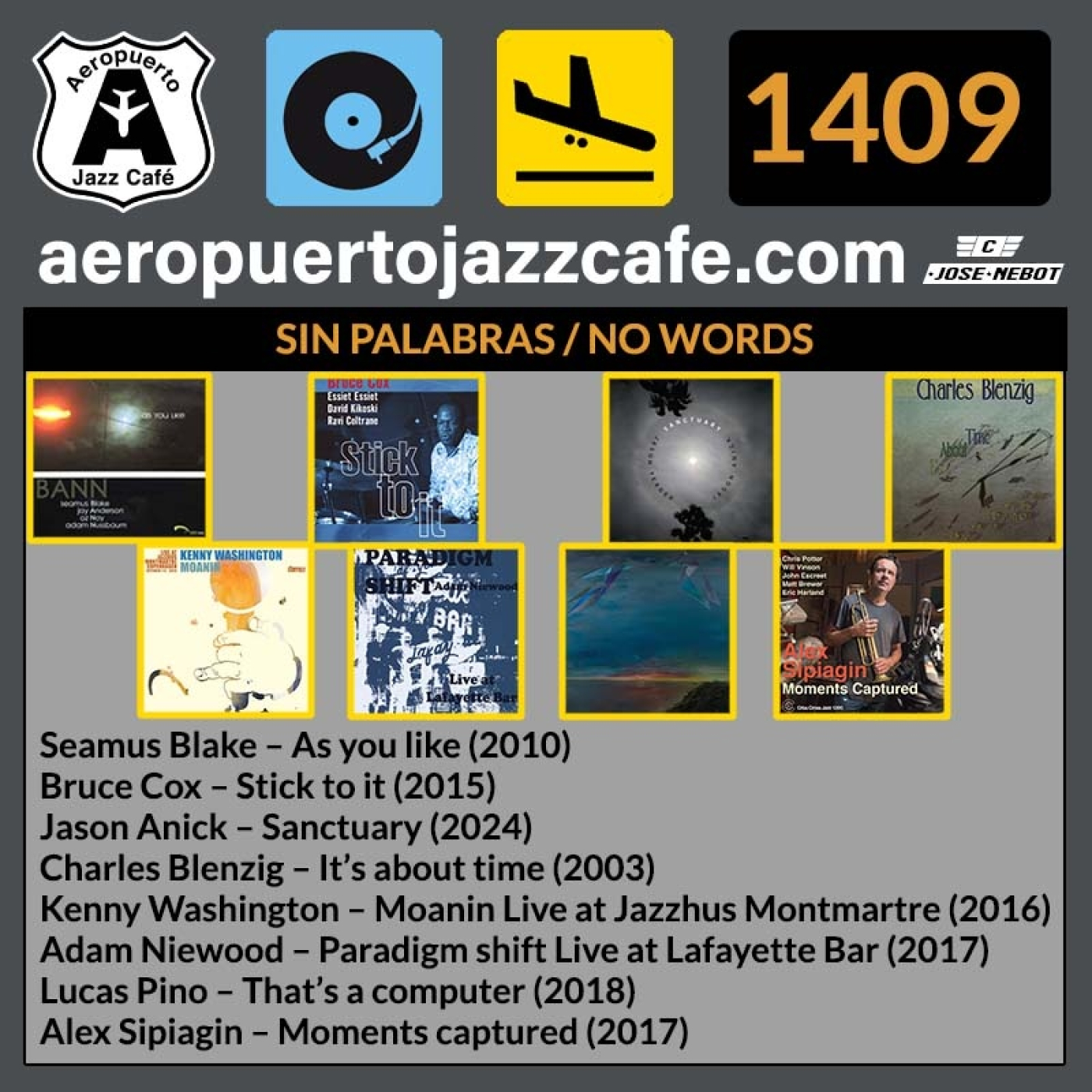Aeropuerto Jazz Café 1409 - SN PALABRAS episode artwork
