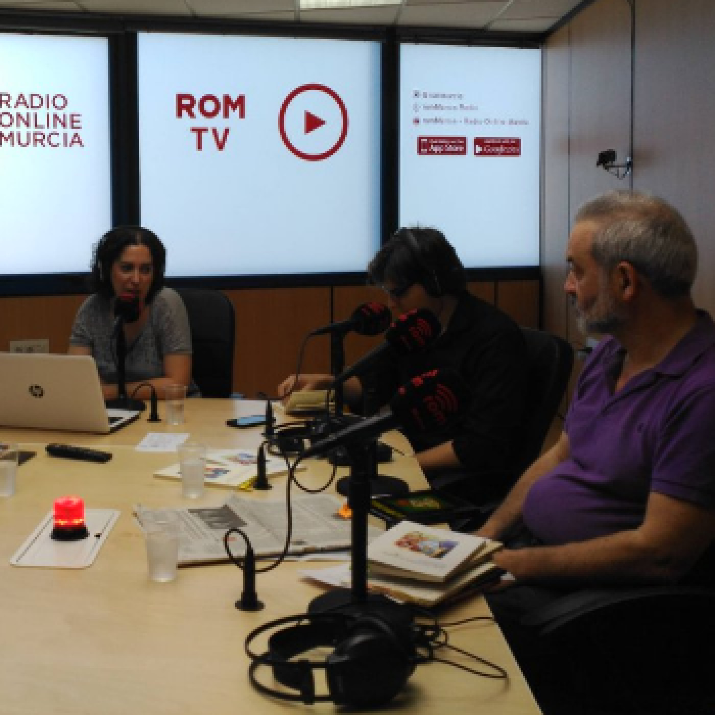 Participación en un debate literario en ROM MURCIA el 02-06-2016