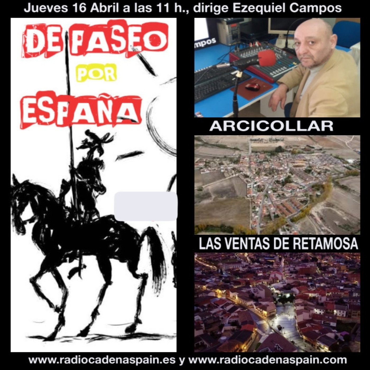 60- DE PASEO POR ESPAÑA programa LAS VENTAS DE RETAMOSA Y ARCICOLLAR TOLEDO episode artwork