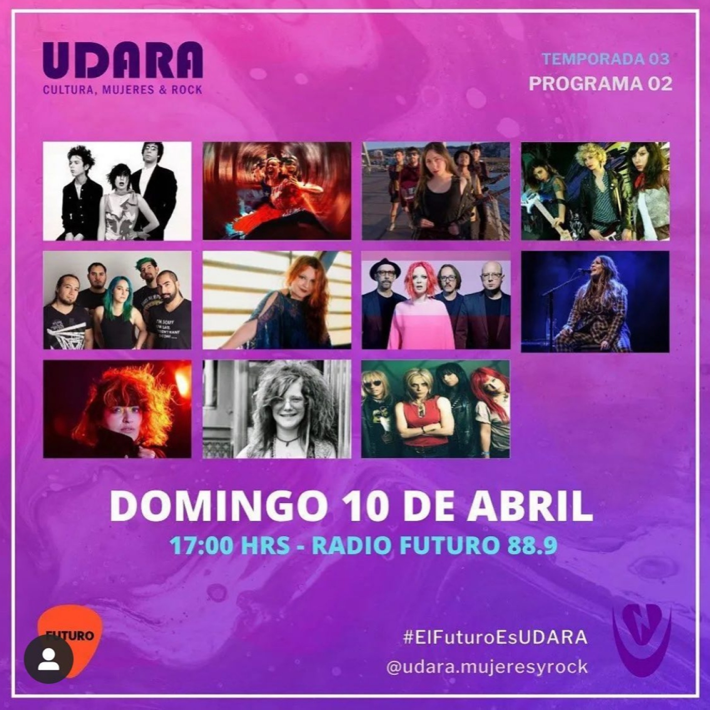 Udara Mujeres y Rock