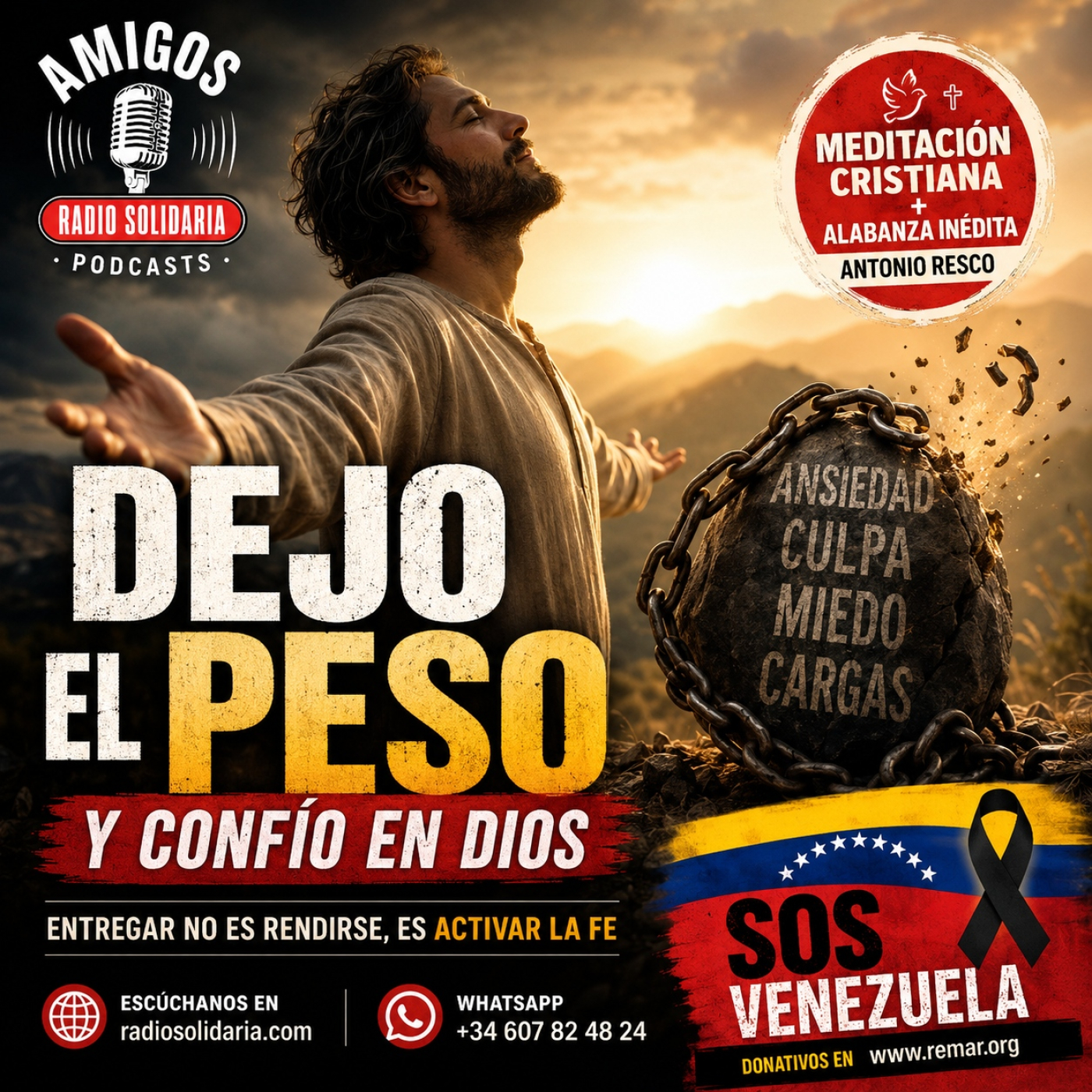 ¿Cansado de Luchar? Cómo Dejar el Peso y Confiar en Dios