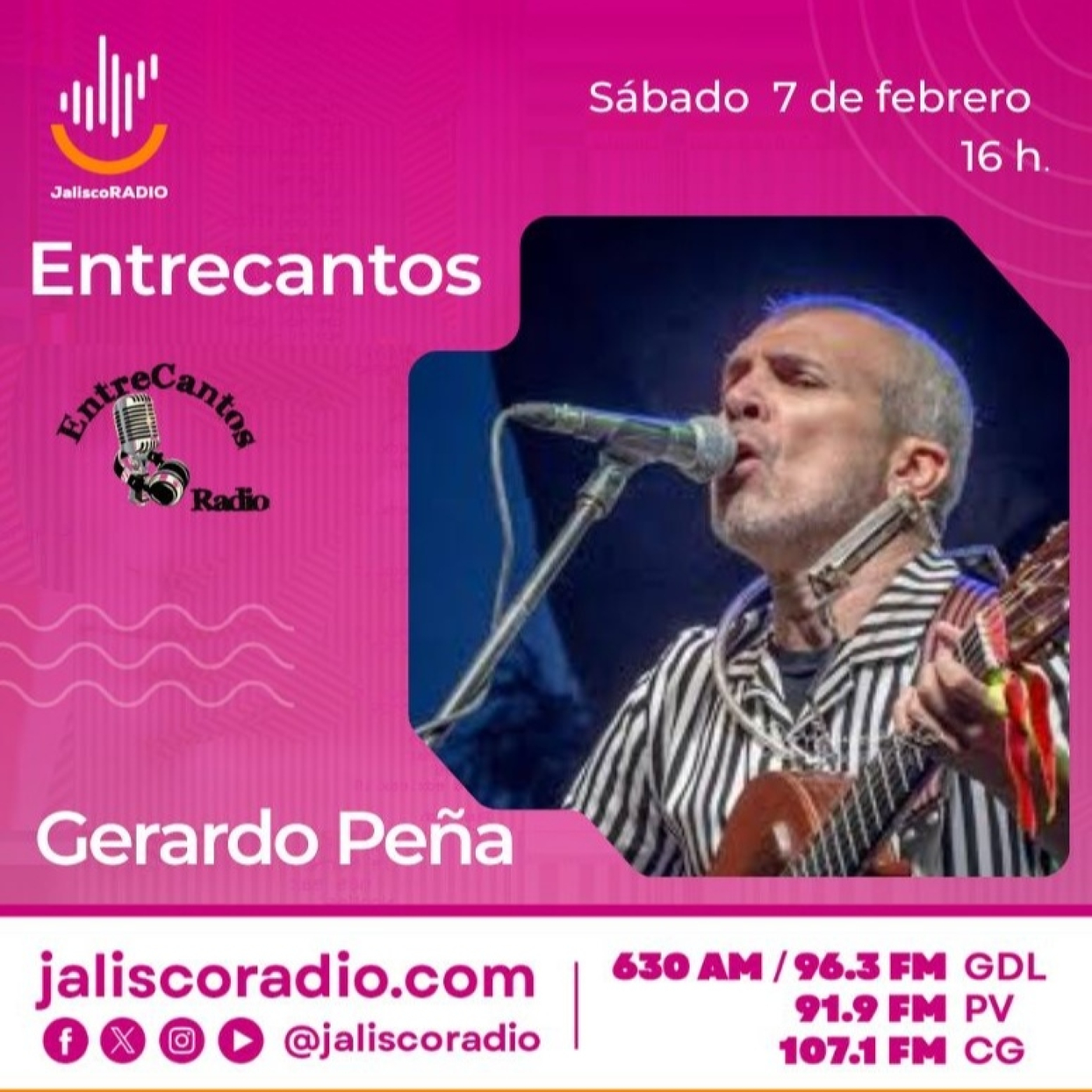 Programa Entrecantos 7 de febrero, 2026: Gerardo Peña episode artwork