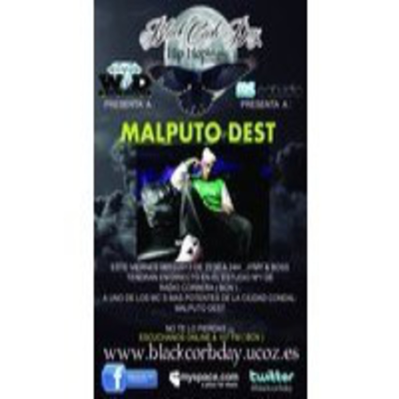 Blackcorb day nº94 malputo dest 08/03/2013 (Radio hip hop bcn) episode artwork