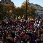 Protestas en Londres contra el Cambio Climático y el sistema capitalista