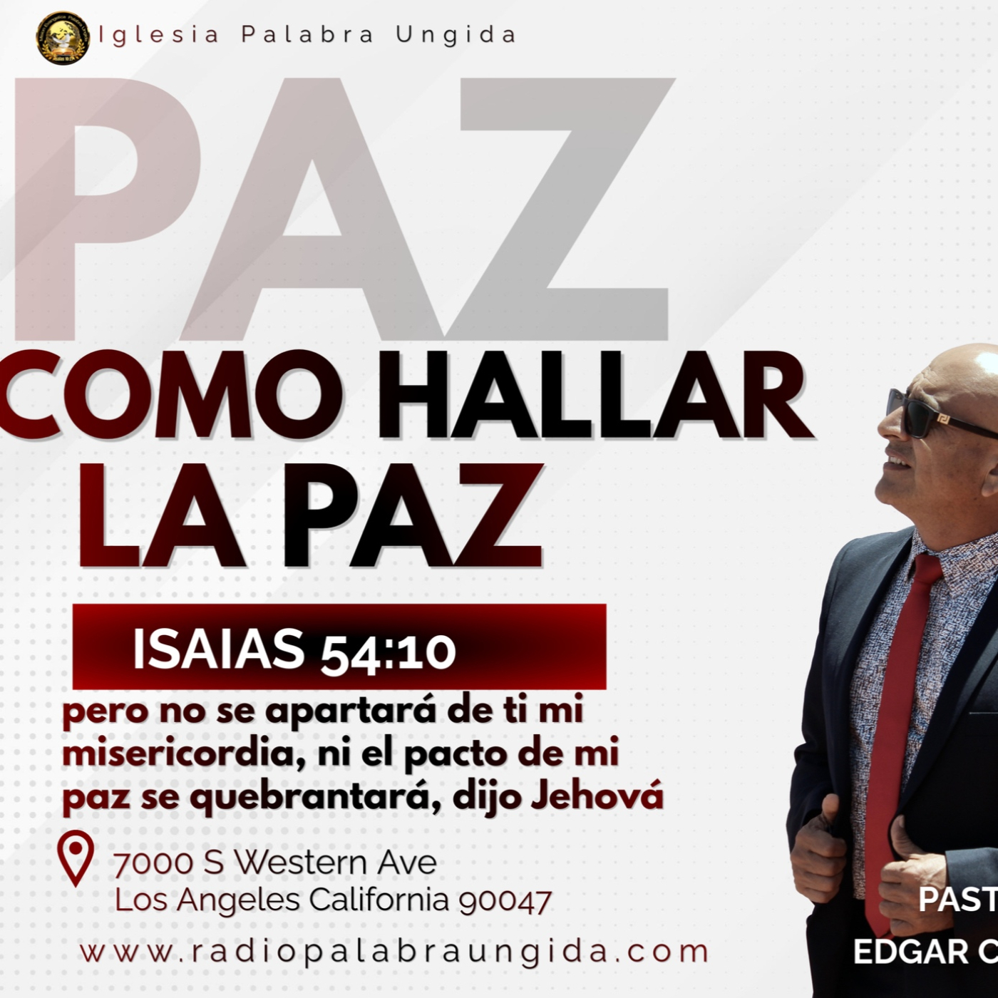 Como hallar la paz en Jesucristo/Edgar Calderon/ Palabra Ungida episode artwork